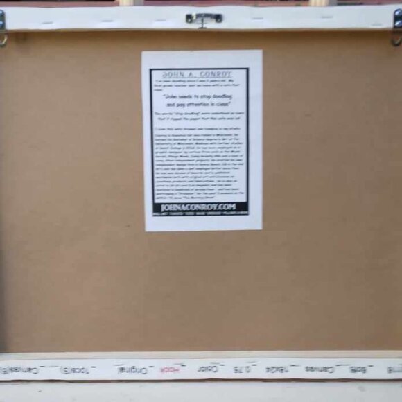 FUN Dancing Peppers Cats Giclee Canvas Wrap Original Art Print - Picture 11 of 11